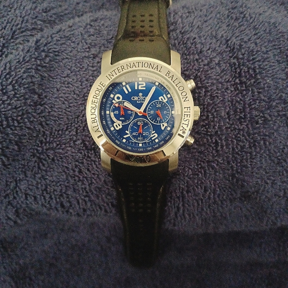 2010 Albuquerque International Ballon Fiesta Croton Stainless Steel Watch